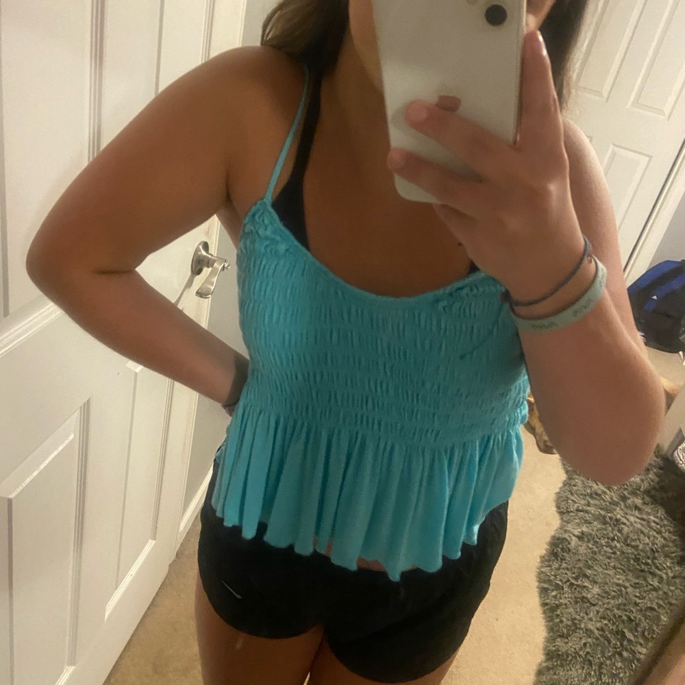 BLUE BLUSH tank